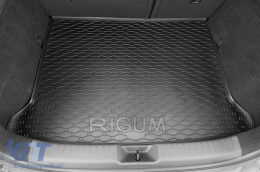 Rubber trunk mat by Rigum suitable for Mazda CX-30 after 2019 without Smart Cargo, MX-30 after 2020, black-image-6225191