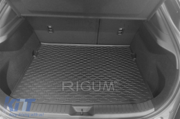 Rubber trunk mat by Rigum suitable for Mazda CX-30 after 2020 with Smart Cargo, black-image-6225205