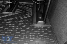 Rubber trunk mat by Rigum suitable for Mercedes EQV after 2021, V class W447 after 2014, Vito after 2014 for models with 8 or 9 seats-image-6225253
