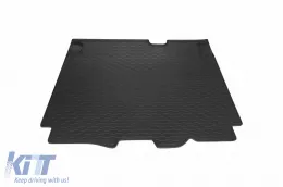 Rubber trunk mat by Rigum suitable for Mercedes Citan W420 5 seats, T class, Nissan Townstar, Renault Kangoo after 2022-image-6225281