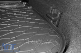Rubber trunk mat by Rigum suitable for Mini Cooper F55, F56 with 3 or 5 doors after 2013 with the trunk floor in the lower or upper position-image-6243479