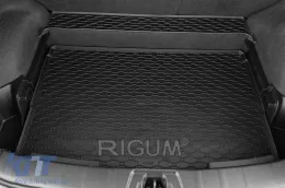Rubber trunk mat by Rigum suitable for Nissan Qashqai 2014-2021 with the trunk floor in the upper or lower position-image-6225394
