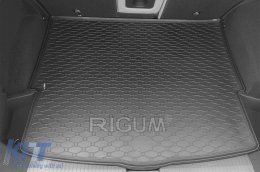 Rubber trunk mat by Rigum suitable for Nissan X-Trail, X-Trail e-Power 5 seats after 2023-image-6225401
