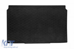 Rubber trunk mat by Rigum suitable for Opel Corsa F after 2019, Corsa-e after 2020, Peugeot 208 after 2019