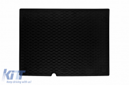Rubber trunk mat by Rigum suitable for Opel Combo, Citroën Berlingo, Peugeot Rifter after 2019 short wheelbase 5 seats, Toyota ProAce short wheelbase after 2020, black - ABTL-SO6018107