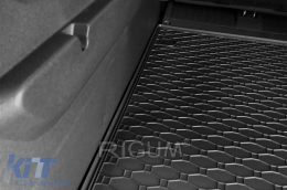 Rubber trunk mat by Rigum suitable for Opel Combo, Citroën Berlingo, Peugeot Rifter after 2019 short wheelbase 5 seats, Toyota ProAce short wheelbase after 2020, black-image-6224740