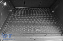 Rubber trunk mat by Rigum suitable for Opel Grandland X PHEV, Citroën C5 Aircross PHEV, Peugeot 3008 PHEV after 2019, black-image-6225460
