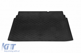 Rubber trunk mat by Rigum suitable for Opel Crossland X after 2017, Crossland after 2020 with the trunk floor in the upper or lower position-image-6243514