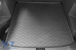 Rubber trunk mat by Rigum suitable for Renault Arkana, Arkana Hybrid after 2021 with the trunk floor in the upper or lower position-image-6225519