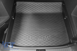 Rubber trunk mat by Rigum suitable for Renault Arkana, Arkana Hybrid after 2021 with the trunk floor in the upper or lower position-image-6225520