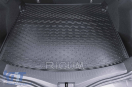 Rubber trunk mat by Rigum suitable for Renault Megane Grandtour after 2016, with the trunk floor in the upper position-image-6225536