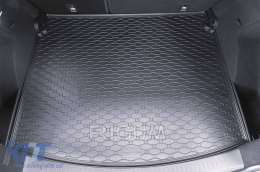 Rubber trunk mat by Rigum suitable for Renault Megane Grandtour after 2016, with the trunk floor in the upper position-image-6225537