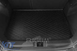 Rubber trunk mat by Rigum suitable for Renault Captur after 2020, Mitsubishi ASX after 2023, black-image-6243591