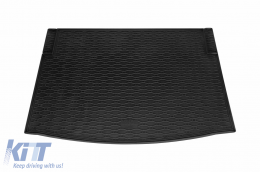 Rubber trunk mat by Rigum suitable for Seat Leon hatchback after 2020 with the trunk floor in the upper or lower position-image-6243644