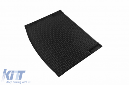 Rubber trunk mat by Rigum suitable for Seat Leon hatchback after 2020 with the trunk floor in the upper or lower position-image-6243645