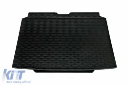 Rubber trunk mat by Rigum suitable for Skoda Yeti 2009-2017 with spare wheel/with repair kit in the trunk-image-6243715