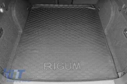 Rubber trunk mat by Rigum suitable for Skoda Superb wagon after 2015 with the trunk floor in the upper or lower position-image-6225615