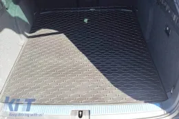 Rubber trunk mat by Rigum suitable for Skoda Superb wagon after 2015 with the trunk floor in the upper or lower position-image-6225619