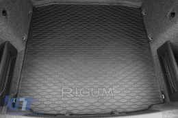 Rubber trunk mat by Rigum suitable for Skoda Octavia sedan 2013-2019-image-6225632