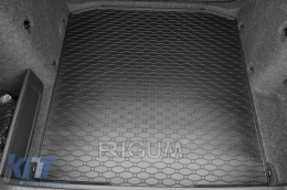 Rubber trunk mat by Rigum suitable for Skoda Octavia wagon 2013-2019-image-6243696