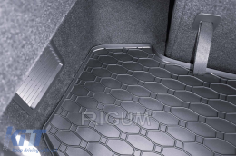 Rubber trunk mat by Rigum suitable for Skoda Kodiaq 7 seats after 2017-image-6243733