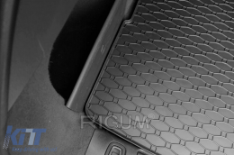 Rubber trunk mat by Rigum suitable for Skoda Fabia hatchback 1999-2007-image-6243758