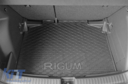 Rubber trunk mat by Rigum suitable for Skoda Fabia hatchback after 2021-image-6243765