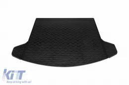 Rubber trunk mat by Rigum suitable for SsangYong Korando after 2019 with the trunk floor in the upper or lower position-image-6225577