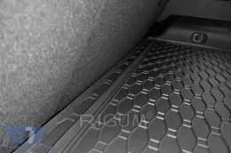 Rubber trunk mat by Rigum suitable for SsangYong Korando after 2019 with the trunk floor in the upper or lower position-image-6225581