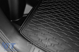 Rubber trunk mat by Rigum suitable for Suzuki Vitara after 2015, Vitara Hybrid after 2020, black-image-6243665