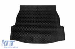 Rubber trunk mat by Rigum suitable for Toyota Rav4, Rav4 Hybrid after 2019, black-image-6225724