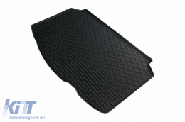 Rubber trunk mat by Rigum suitable for Toyota Yaris, Yaris Hybrid after 2020, Mazda 2 Hybrid after 2022, black-image-6243778