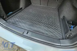 Rubber trunk mat by Rigum suitable for Volkswagen Passat B8 wagon 2014-2019, after 2019, black-image-6225780