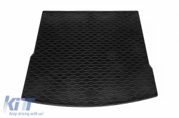 Rubber trunk mat by Rigum suitable for Volkswagen Tiguan 2016-2020, after 2020 with the trunk floor in the upper position-image-6225784