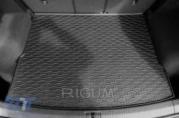 Rubber trunk mat by Rigum suitable for Volkswagen Tiguan 2016-2020, after 2020 with the trunk floor in the upper position-image-6225786