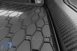 Rubber trunk mat by Rigum suitable for Volkswagen Passat B6 wagon 2005-2010, Passat B7 wagon 2010-2014, black-image-6225823