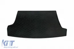 Rubber trunk mat by Rigum suitable for Volkswagen T-Roc after 2017 with the trunk floor in the upper position-image-6225942
