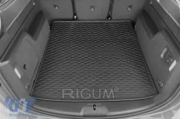 Rubber trunk mat by Rigum suitable for Volkswagen Sharan 5 seats, Seat Alhambra 5 seats after 2010, Alhambra 7 seats after 2010 with folded 3rd row of seats-image-6225951