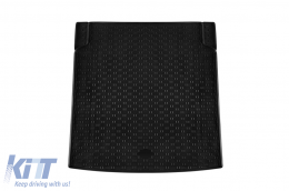 Rubber trunk mat by Rigum suitable for Volkswagen ID.7 sedan, wagon after 2024 with the trunk floor in the upper or lower position - ABTLPV6018310