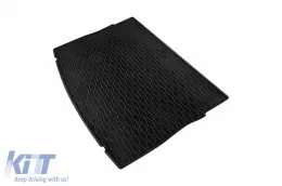Rubber trunk mat by Rigum suitable for Volkswagen Golf 7 hatchback 2012-2019 with the trunk floor in the upper position-image-6243823