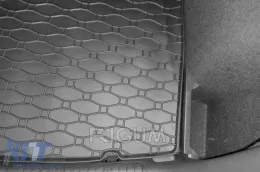 Rubber trunk mat by Rigum suitable for Volkswagen Golf 7 hatchback 2012-2019 with the trunk floor in the upper position-image-6243824