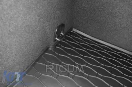 Rubber trunk mat by Rigum suitable for Volkswagen Golf 7 hatchback 2012-2019 with the trunk floor in the upper position-image-6243825