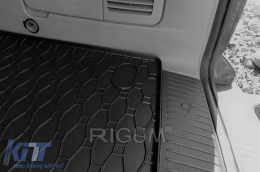 Rubber trunk mat by Rigum suitable for Volkswagen T5 2003-2015, T6 2015-2019, T6.1 after 2019 L1-image-6243832