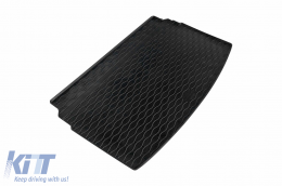 Rubber trunk mat by Rigum suitable for Volkswagen T-Cross after 2019 with the trunk floor in the upper or lower position-image-6243835