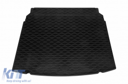 Rubber trunk mat by Rigum suitable for Volkswagen Taigo after 2021 with the trunk floor in the upper or lower position-image-6243850