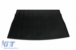 Rubber trunk mat by Rigum suitable for Volkswagen Golf Sportsvan 2014-2020 with the trunk floor in the upper position-image-6243886
