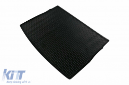 Rubber trunk mat by Rigum suitable for Volkswagen Golf Sportsvan 2014-2020 with the trunk floor in the upper position-image-6243887
