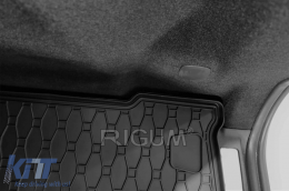 Rubber trunk mat by Rigum suitable for Volvo XC60, XC60 PHEV after 2017, black-image-6226019