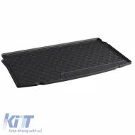 Rubber Trunk Mat Gledring Rubbasol Gledring 1002 suitable for VW Polo AW 2017 - Black-image-6301601