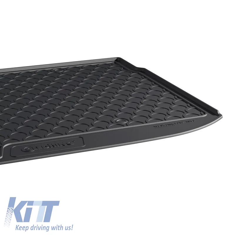 Rubber Trunk Mat Gledring Rubbasol Gledring 1063 suitable for Nissan Qashqai J12 2021- Upper Floor Black